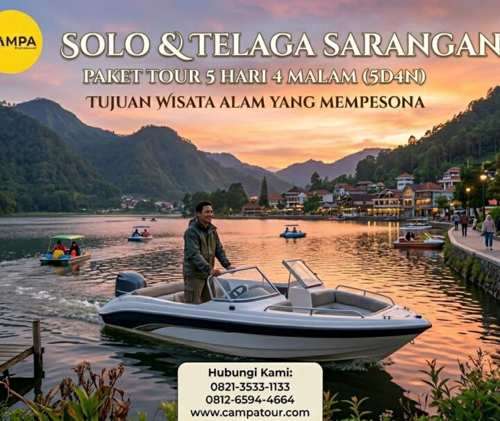 Paket Tour Solo 5H4M (5 Hari 4 Malam): Telaga Sarangan dan Umbul Ponggok bersama Campa Tour
