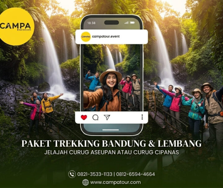 Paket Trekking Lembang Bandung Curug Aseupan/Curug Cipanas bersama Campa Tour