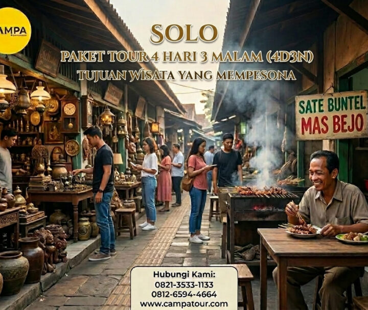 Paket Tour Solo 4 Hari 3 Malam (4H3M): Telaga Sarangan dan Gerojogan Sewu bersama Campa Tour