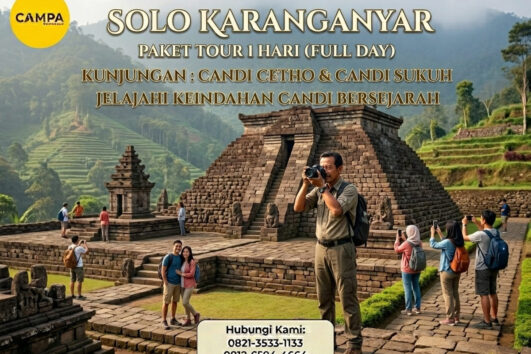 Paket Tour Solo Karanganyar 1 Hari: Candi Cetho & Sukuh bersama Campa Tour