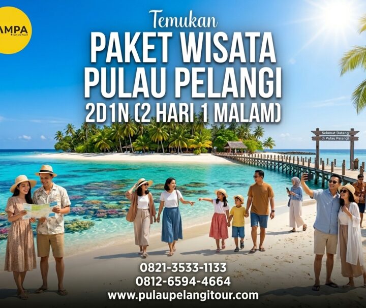 Paket Tour Pulau Pelangi 2 Hari 1 Malam (2H1M) bersama Campa Tour