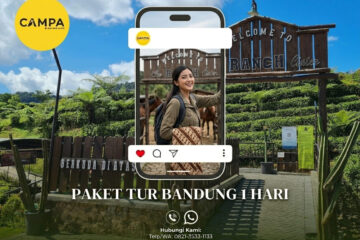Paket Tour Bandung 1 Hari Tangkuban Perahu, De Ranch Dan Kebun Teh Ciwalini_Campa Tour