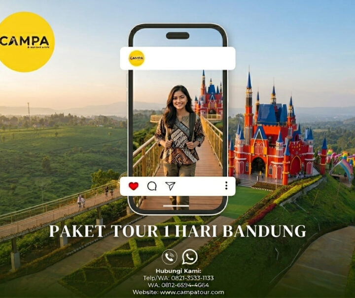 Paket Tour Bandung 1 Hari D’castello, Tangkuban Perahu Dan Tahu Susu Lembang_Camp Tour