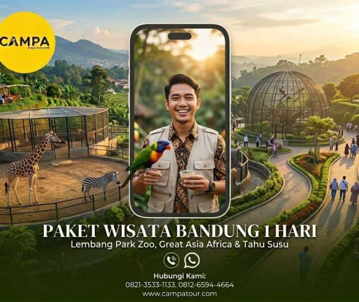 Paket Tour Bandung 1 Hari: Great Asia Africa, Lembangpark Zoo Dan Tahu Susu Lembang bersama Campa Tour