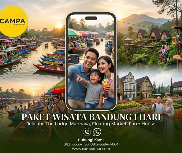 Paket Tour Bandung 1 Hari: The Lodge Maribaya, Floating Market Dan Farm House bersama Campa Tour