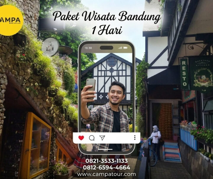 Paket Tour Bandung 1 Hari: Sari Ater Hot Spring Water, Farmhouse Lembang Dan The Lodge Maribaya bersama Campa Tour