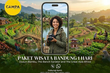 Paket Tour Bandung 1 Hari: Dusun Bambu, The Ranch Sariater Dan The Great Asia Africa bersama Campa Tour