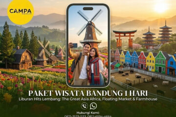 Paket Tour Bandung 1 Hari: The Great Asia Africa, Kota Mini Dan Farmhouse Lembang bersama campa Tour