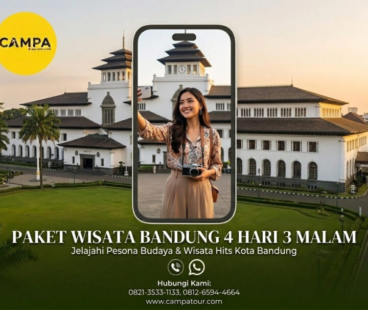 Paket Tour Bandung 4 Hari 3 Malam (4H3M) Instagrammable bersama Campa Tour