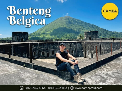 Benteng Belgica dalam paket Tour Banda Neira bersama Campa Tour