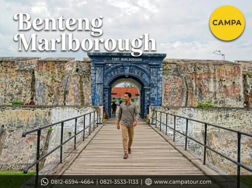 Benteng Marlborough dalam paket tour wisata Bengkulu bersama Campa Tour