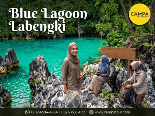 Blue Lagoon Labengki - Paket Tour Wisata Labengki bersama Campa Tour