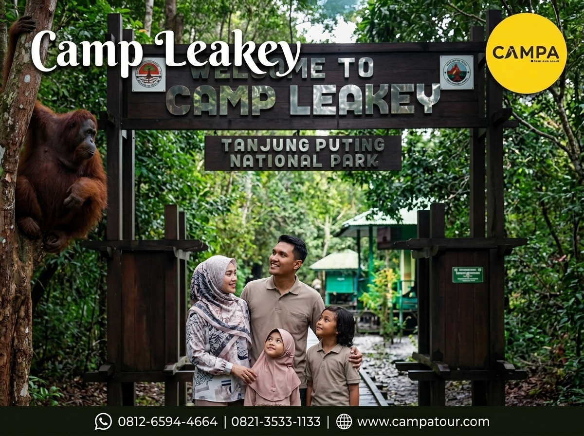 Camp Leakey dalam Paket Tour Tanjung Puting bersama Campa Tour