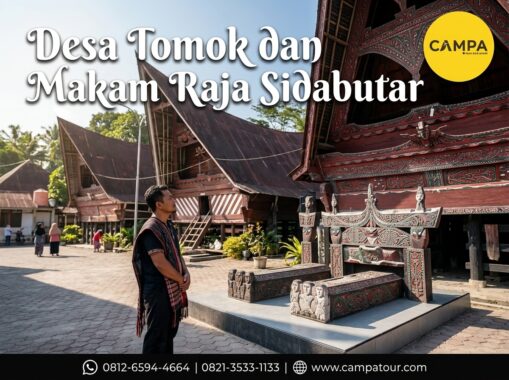 Desa Tomok dan Makam Raja Sidabutar dalam paket Tour Wisata Sumatra Utara bersama Campa Tour