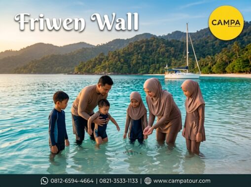 Friwen Wall dalam paket Wisata Raja Ampat bersama Campa Tour