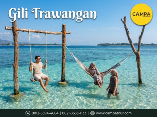 Gili Trawangan dengan Paket Tour Lombok bersama Campa Tour