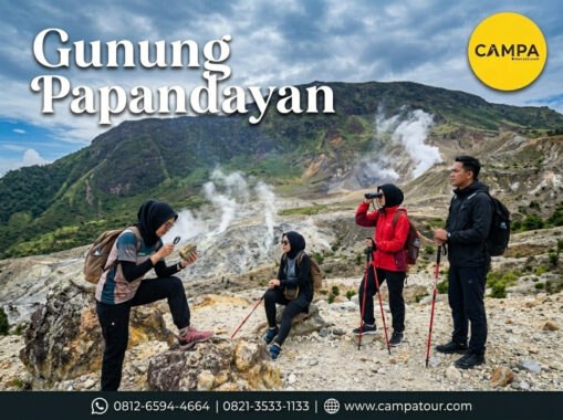 Gunung Papandayan dalam Paket Wisata di Garut bersama Campa Tour