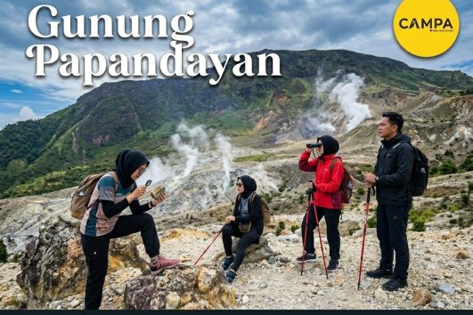 Gunung Papandayan dalam Paket Wisata di Garut bersama Campa Tour