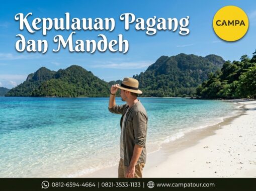 Kepulauan Pagang dan Mandeh dalam paket Tour Wisata padang bersama Campa Tour