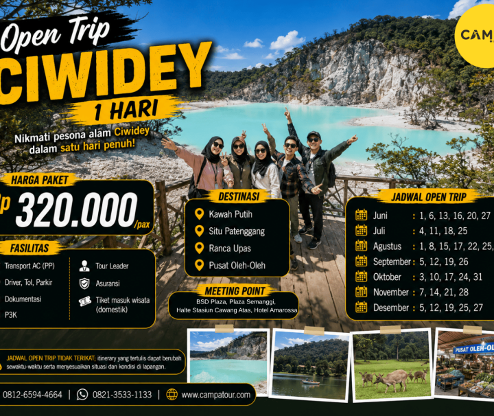 Open Trip Ciwidey 1 Hari 1 Hari bersama Campa Tour