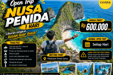 Open Trip Nusa Penida 1 Hari bersama Campa Tour