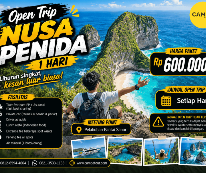 Open Trip Nusa Penida 1 Hari bersama Campa Tour
