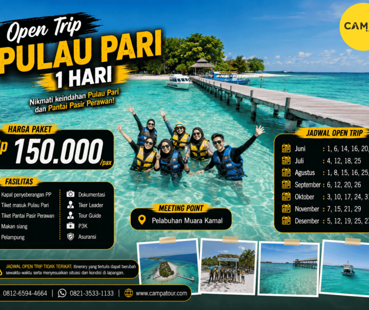 Open Trip Pulau Pari 1 Hari bersama Campa Tour