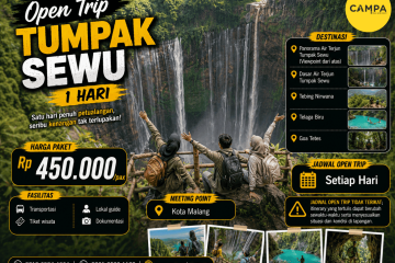 Open Trip Tumpak Sewu 1 Hari bersama Campa Tour