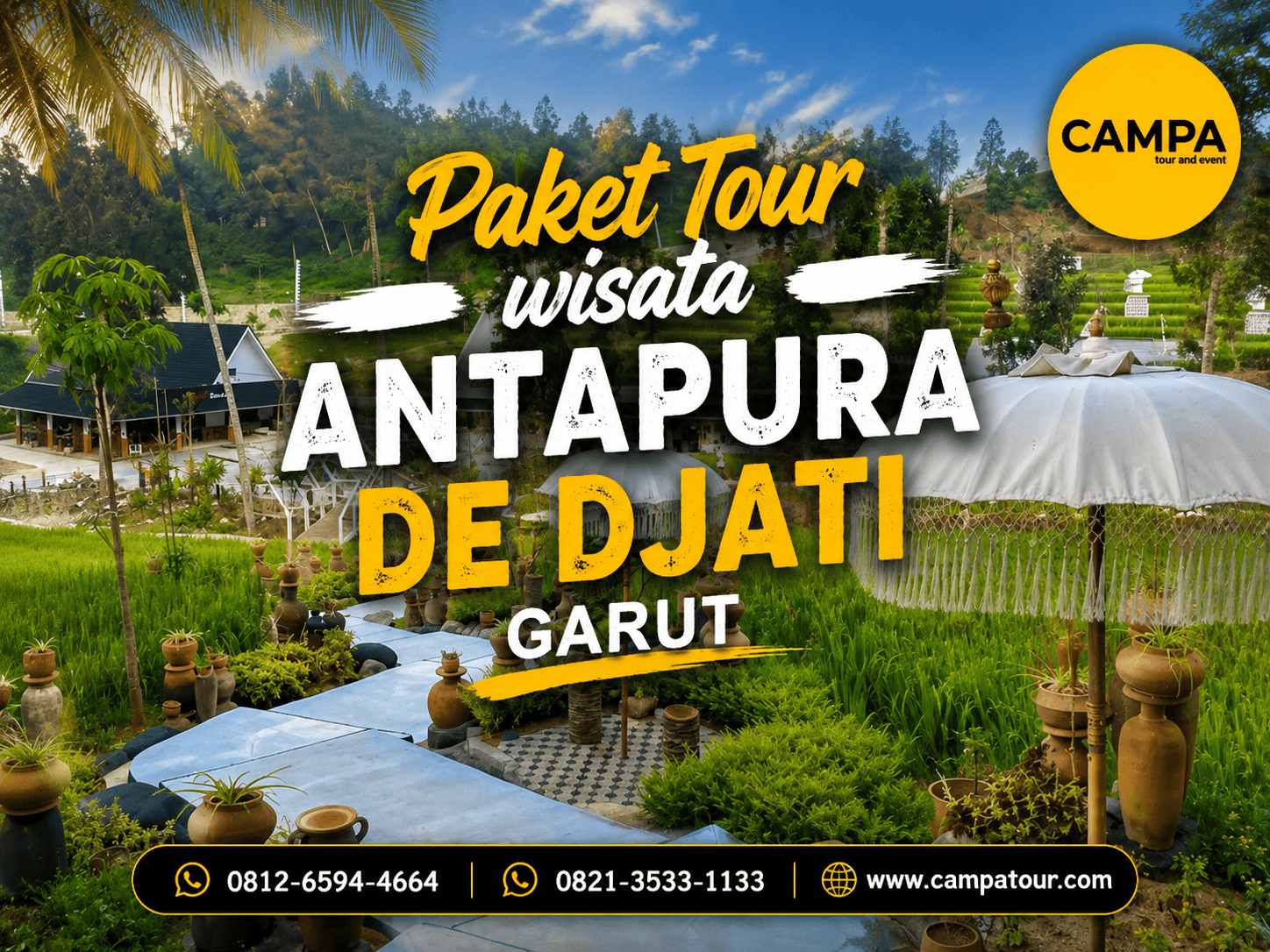 Paket Tour Wisata Antapura De Djati Garut bersama Campa Tour