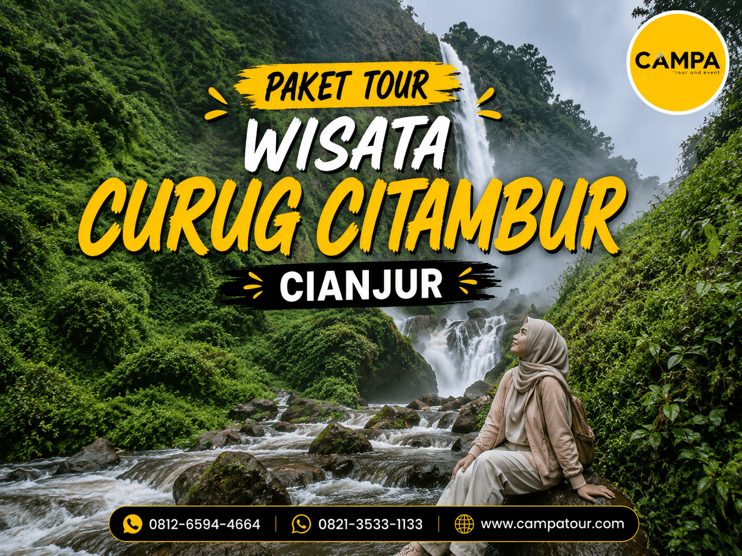 Paket Tour Wisata Curug Citambur Cianjur bersama Campa Tour (3) (1)