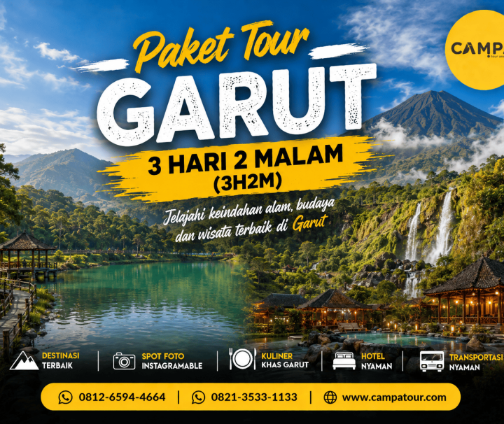 Paket Tour Wisata Garut 3 Hari 2 Malam (3H2M) bersama Campa Tour