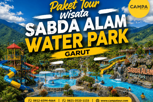Paket Tour Wisata Sabda Alam Water Park Garut bersama Campa Tour