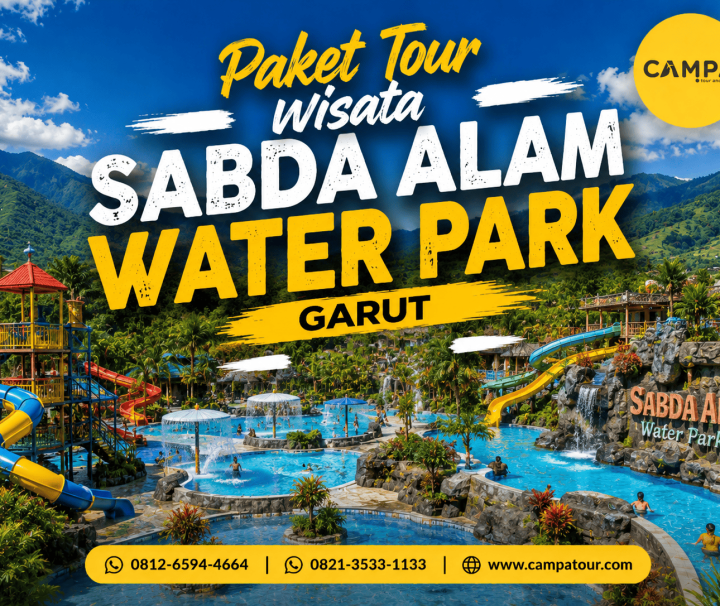 Paket Tour Wisata Sabda Alam Water Park Garut bersama Campa Tour
