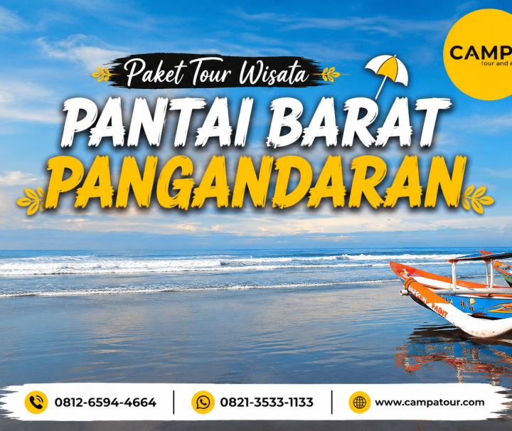 Paket Wisata Pantai Barat Pangandaran bersama Campa Tour