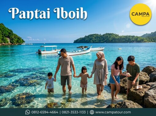 Pantai Iboih dalam paket tour wisata sabang dan pulau weh bersama Campa Tour