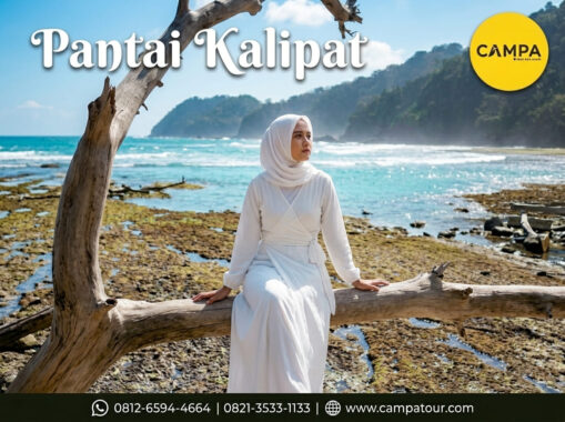 Pantai Kalipat - Paket Tour Wisata Cilacap bersama Campa Tour