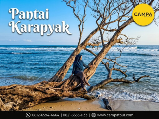 Pantai Karapyak dalam Paket Tour Wisata Pangandaran bersama Campa Tour