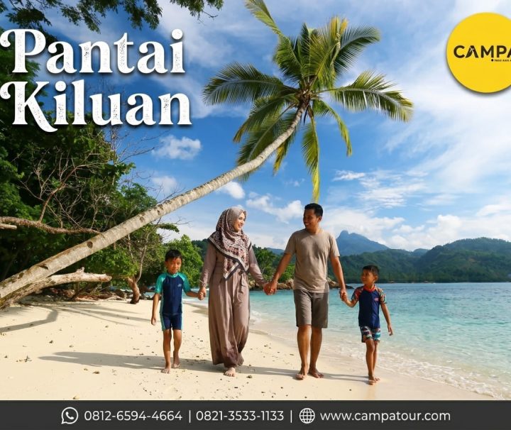 Pantai Kiluan dalam Paket Tour Wisata Pahawang bersama Campa Tour