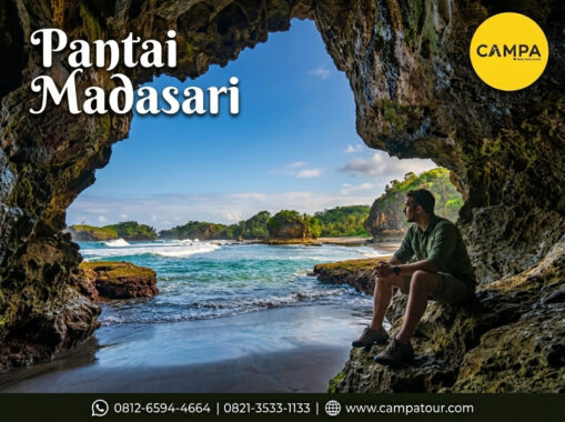Pantai Madasari dalam Paket Tour Wisata Pangandaran bersama Campa Tour