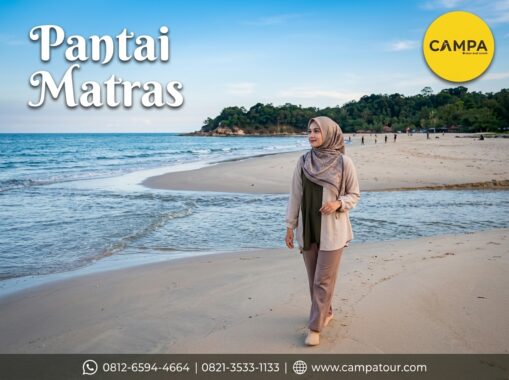 Pantai Matras dalam paket Tour Bangka bersama Campa Tour