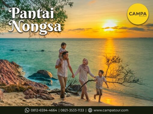 Pantai Nongsa dalam Paket Tour wisata Batam (Riau) bersama Campa Tour