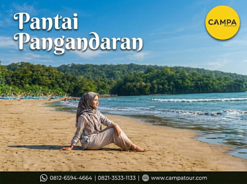Pantai Pangandaran dalam Paket Tour Wisata Pangandaran bersama Campa Tour
