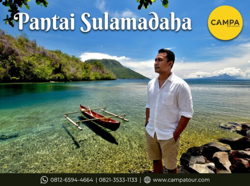 Pantai Sulamadaha - Paket Tour Wisata Morotai (Maluku Utara) bersama Campa Tour (3)