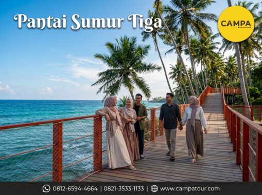 Pantai Sumur Tiga dalam paket tour wisata sabang dan pulau weh bersama Campa Tour