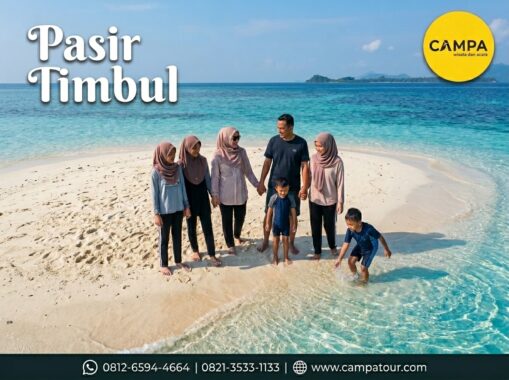 Pantai Timbul dalam paket Wisata Raja Ampat bersama Campa Tour