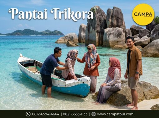 Pantai Trikora dalam Paket Tour wisata Bintan bersama Campa Tour