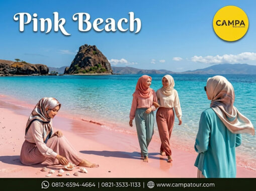 Pink Beach - paket Tour Wisata Flores bersama Campa Tour