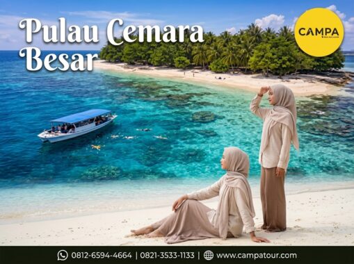 Pulau Cemara Besar dalam Paket Tour Wisata Karimunjawa bersama Campa Tour