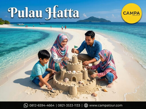 Pulau Hatta dalam paket Tour Banda Neira bersama Campa Tour
