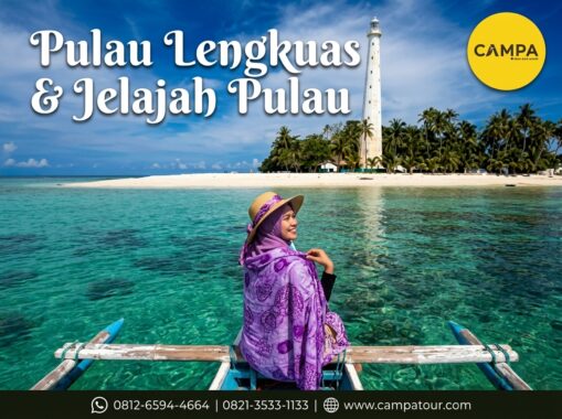 Pulau Lengkuas dalam paket Tour Bangka bersama Campa Tour